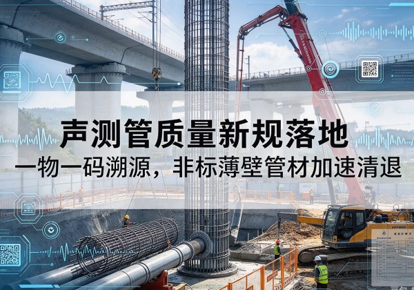 岚皋声测管质量新规落地，一物一码溯源，非标薄壁管材加速清退